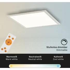 Briloner LED Panel 29,5 cm weiß