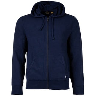 POLO RALPH LAUREN Herren Hoodie - L/S HOODIE-SLEEP-TOP, Kapuzenjacke, Zipper, uni Blau 2XL