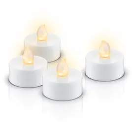 goobay LED-Teelichter 4 St. weiß