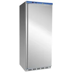 Kühlschrank INOX 570 Liter für die Gastronomie. Vertikaler Edelstahl-Kühlschrank für Bars und Restaurants.