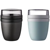 Mepal - Lunchpot Ellipse Mixed - Nordic Black +