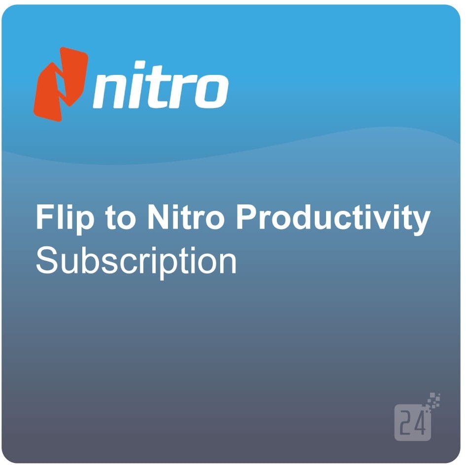 Nitro Flip to Nitro Productivity Subscription ML ESD