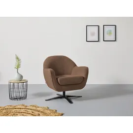 Andas »Stavre, Loungesessel mit Drehfunktion« in moderner Optik, mit elegantem Drehfuß