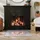 Tulup Glasplatte Funkenschutzplatte Rechteck 80 x 60 x 0,4 cm Lila