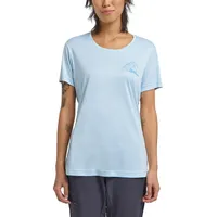 Jack Wolfskin Peak Graphic Kurzarm-t-shirt - Mtn Ice Blue