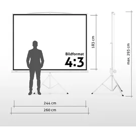 eSmart Professional MISATI Stativ Leinwand 244 x 183 m (120") 4:3