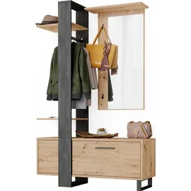Vicco Garderobe Porto 120 x 192 cm Braun