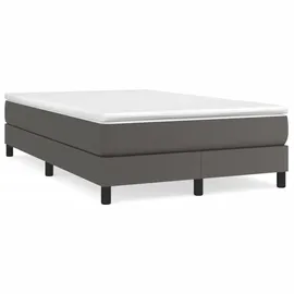 vidaXL Boxspringbett 120 x 200 cm Grau