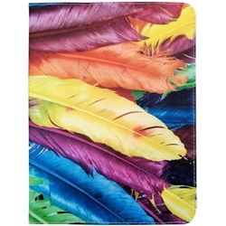 iLike Universal case colour feather 9-10 (Universal 9″ – 11″), Tablet Hülle