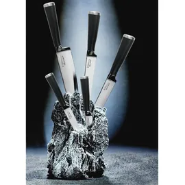STONELINE Excalibur Messerblock 7-tlg. Schwarz