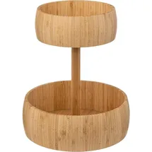 5five simply smart Obstkorb Zweistöckig 40 x 30 x 20 cm beige/braun