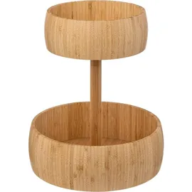 5five simply smart Obstkorb Zweistöckig 40 x 30 x 20 cm beige/braun
