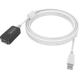 Vision USB-A 5 m Weiß