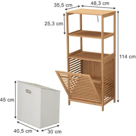 Vicco Badschrank, Novaro, Bambus, 48.3 x 114 cm