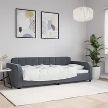 vidaXL Tagesbett 90 x 190 cm Dunkelgrau