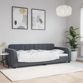 vidaXL Tagesbett 90 x 190 cm Dunkelgrau
