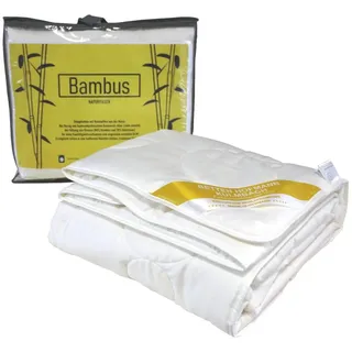 Betten Hofmann Bambus Sommerbett Steppbett 135x200 Sommerdecke waschbar 100% Natur, superleicht