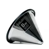 5. Kaffeefilter Edelstahl-Metall-Finish.