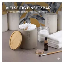 Tendance Wattestäbchenspender Wattepadspender Beige