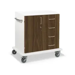 ETERNASOLID MULTICART Multifunktionswagen T22 mit einer Drehtür 92633-WA , Farbe: walnuss