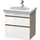 Duravit Waschtischunterschrank 2 Schubkästen 60 x 61 x 45,3 cm Weiß Hochglanz/Grau Matt