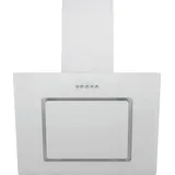 Respekta Dunstabzugshaube Schräghaube Kopffrei 60 cm Weiß Wandhaube Kaminhaube weiss