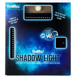 fanroll Shadowlight Faltbarer Blacklight Würfelteller Black