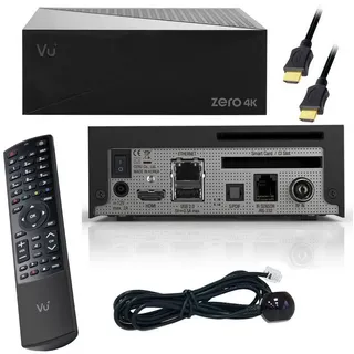 VU+ Zero 4K 1x DVB-C/T2 Tuner Linux Receiver Schwarz