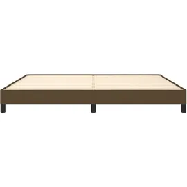 vidaXL Bettgestell 200 x 200 cm Dunkelbraun