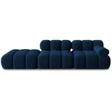 micadoni Sofa Bellis, modular 4-Sitzer blau