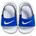 s Kinder Sandalen blau Größe 25 game royal/white-thunder blue-white