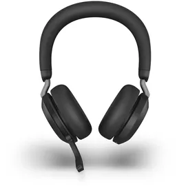 JABRA Evolve2 75 USB-C MS Teams schwarz mit Ladestation