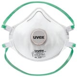 Uvex silv-Air classic 2310 8762313 Feinstaubmaske mit Ventil FFP3 15 St. EN 149:2001 + A1:2009 DIN 1