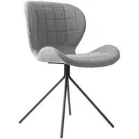 ZUIVER Bequemer Designstuhl aus grauem Wollstoff - 2 Jahre