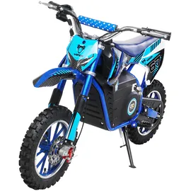 ACTIONBIKES MOTORS Kinder-Crossbike Viper 1000 Watt bis 25 km/h, Scheibenbremsen, ab Jahren (Blau)