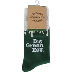 Big Green Egg Socken - Flammen - Grün 43/46