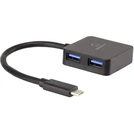 Renkforce 4 Port USB 3.2 Gen 1-Hub (USB 3.0) Schwarz