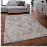 Paco Home Fellteppich Kunstfell Soft 380«, rechteckig, 14 mm Höhe, Langflor, Kuschelteppich - besonders weich, Uni-Farben, grau