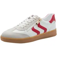 Marco Tozzi Feel Me Damen Sneaker Weiß/Rot 41