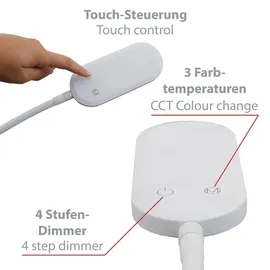Briloner CCT LED Stehleuchte weiß