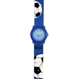 Scout Kinderuhr Fußball 280305030 Gehäusefarbe Blau