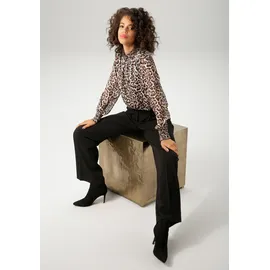 Aniston CASUAL Chiffonbluse im Leo-Druck Gold 40