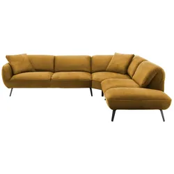 pop Ecksofa  Ventus ¦ gelb ¦ Maße (cm): B: 304 T: 246.0
