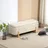 Homcom Polsterbank Leinenoptik Cremeweiß 111 x 44 x 44,5 cm