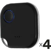 Shelly - Bluetooth Schalter u. Dimmer, Blu Button1, Plug&Play, schwarz, 4er Set
