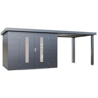 Wolff Finnhaus Finnhaus Wolff Metall-Gerätehaus Elvar 6024 Anthrazit