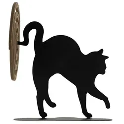 Aromandise Räucherspirale Halter - Schwarze Katze
