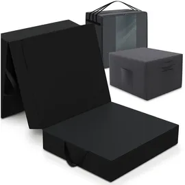 eloneo Klappmatratze 90 x 200 x 15 cm weich Polyester