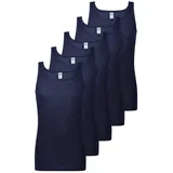 ESGE Unterhemd / Tanktop Feinripp Ringel in Marine | Gr.: L