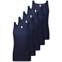 ESGE Unterhemd / Tanktop Feinripp Ringel in Marine | Gr.: L